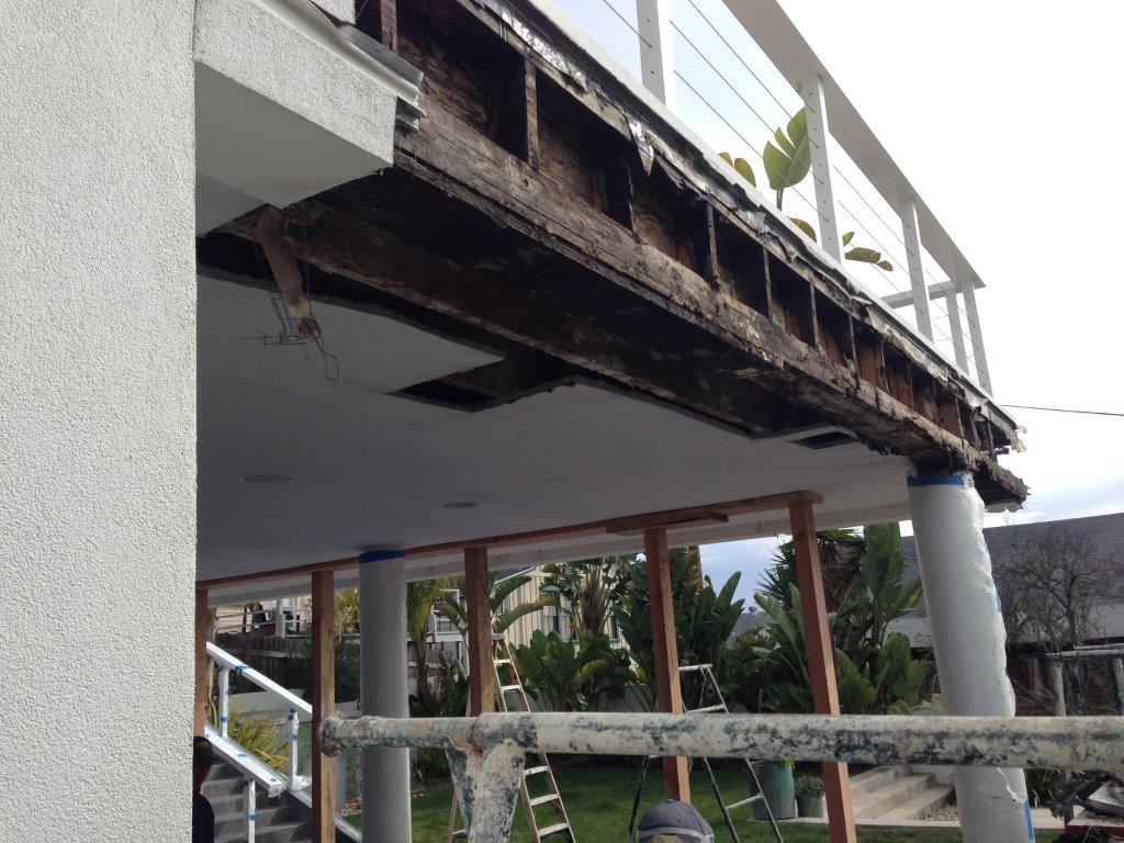 Residential Tile Deck Leak Repair Deck Resurfacing in San Luis Obispo