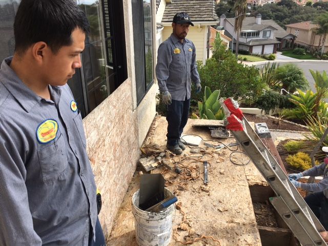 Two San Luis Obispo deck contractors making progress on deck reconstruction
